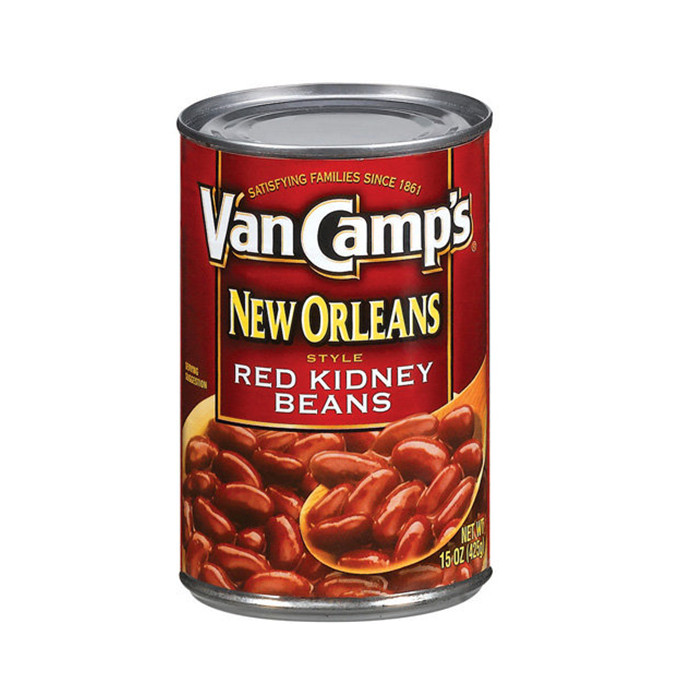 Canned red kidney beans 